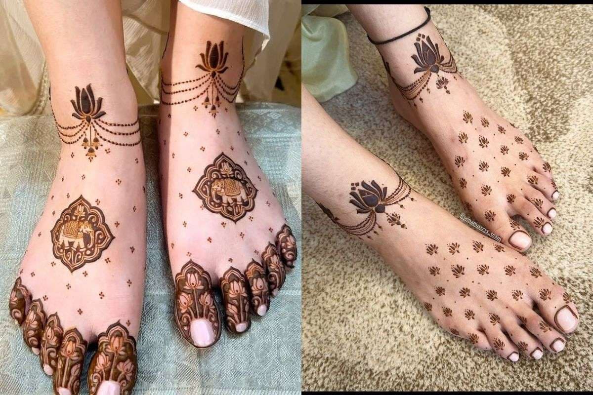 Arabic Feet Mehndi
