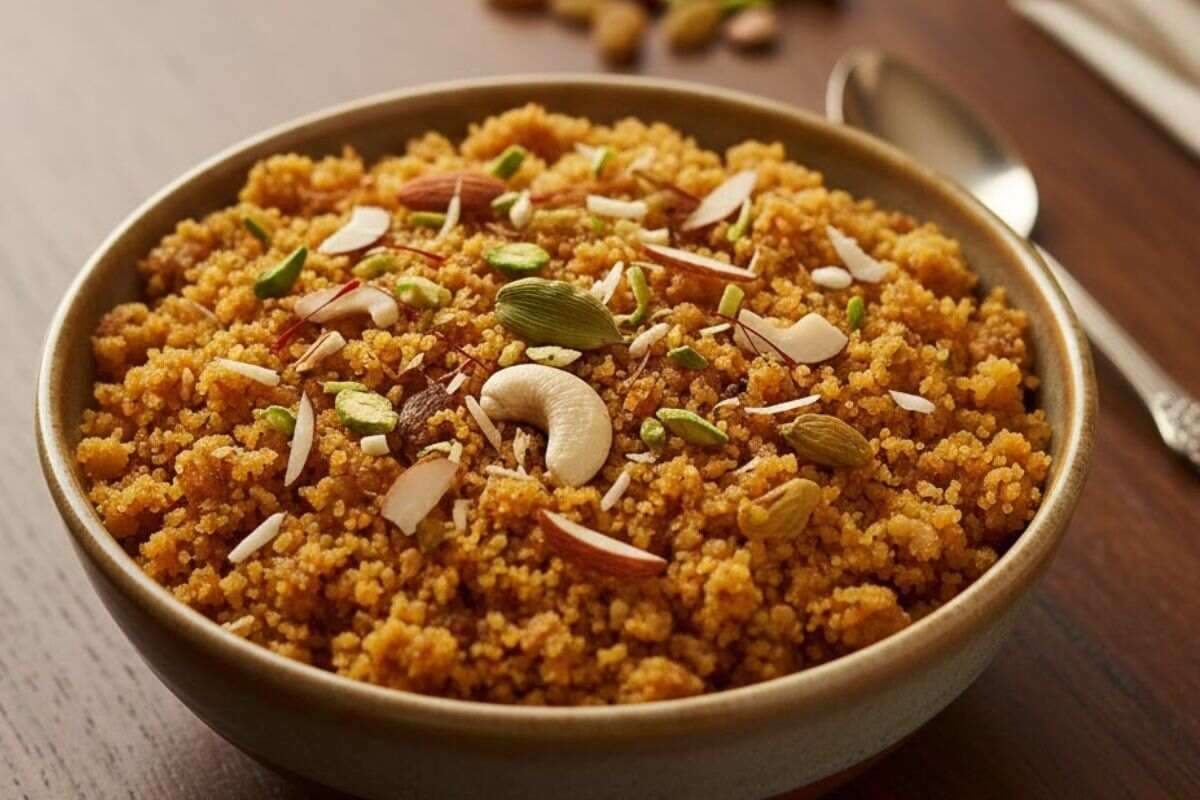 Besan Suji Mixed Halwa