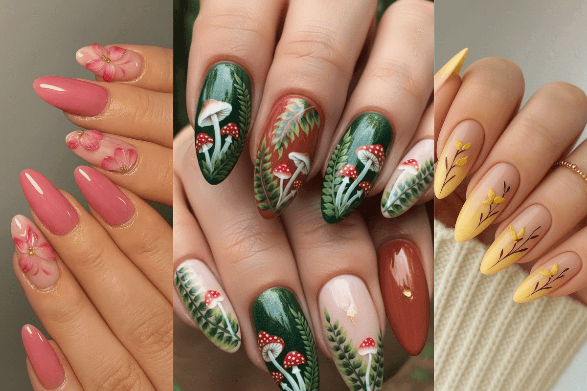 Floral and Nature-Inspired Nail Art