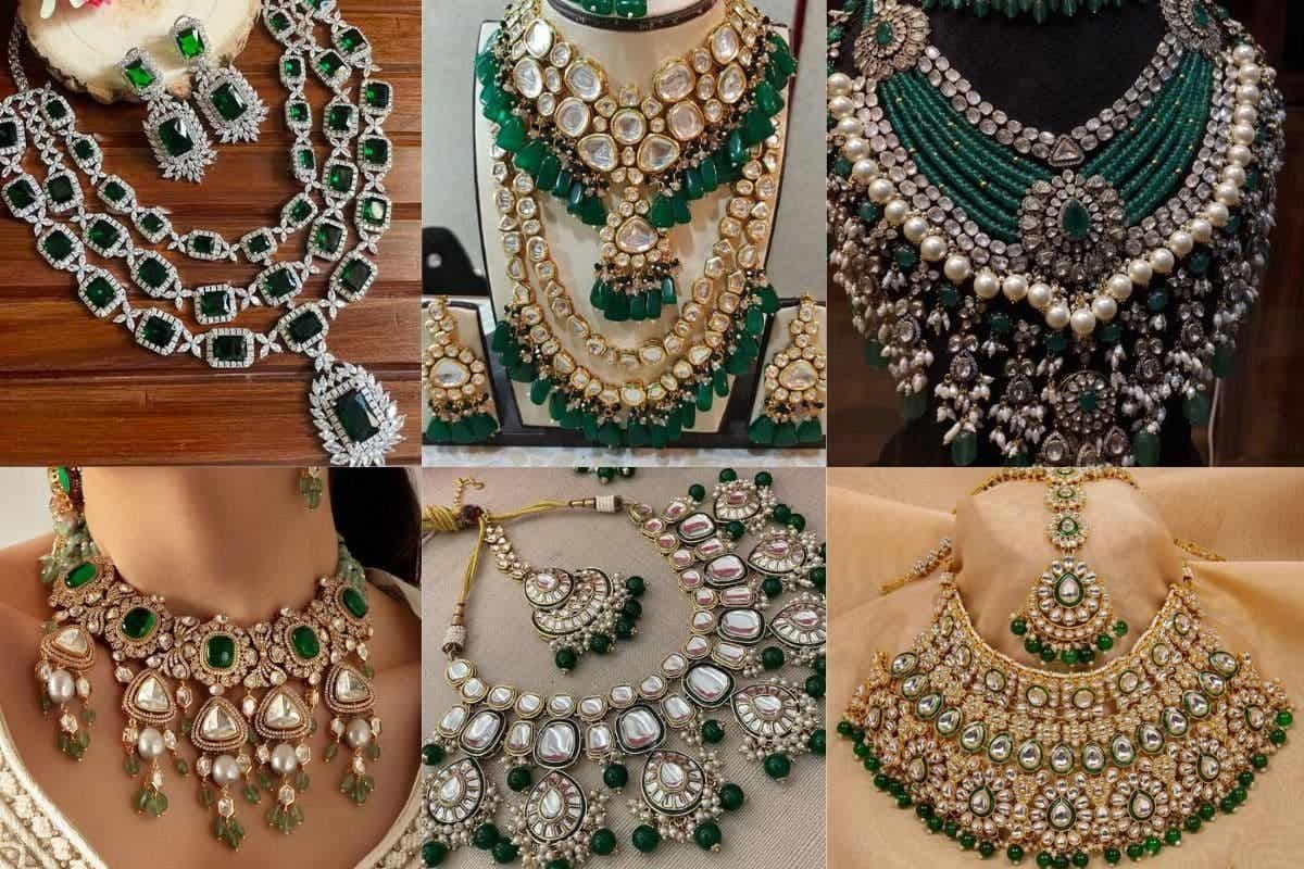 Green Jewellery Designs for Bride: सगाई से लेकर शादी तक, दुल्हन के लुक को रॉयल टच देंगे ये ट्रेंडी ग्रीन ज्वेलरी डिजाइंस