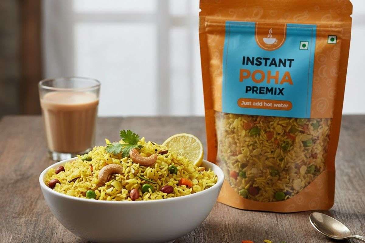Homemade Poha Premix For Travel and Hostel