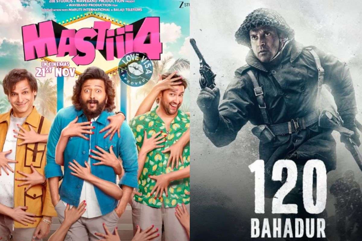 Mastiii 4 vs 120 Bahadur Box Office: कॉमेडी ड्रामा या देशभक्ति? किस मूवी का बॉक्स ऑफिस पर पलड़ा भारी और कौन निकला फिसड्डी