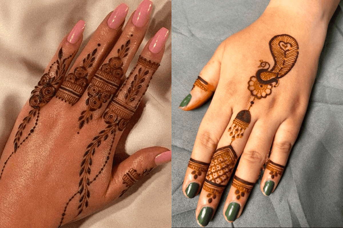 Minimal Finger Mehndi
