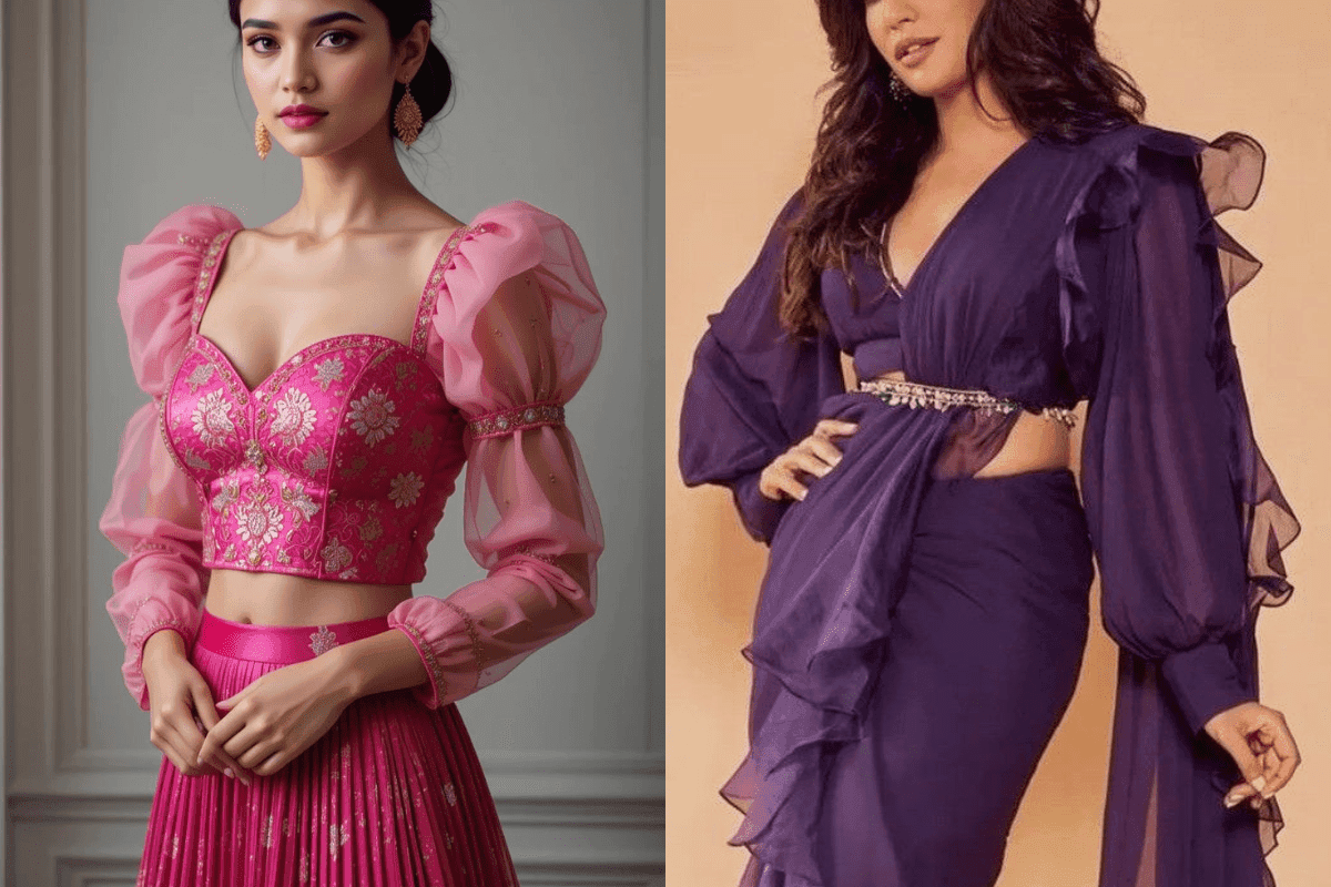 Ruffle Full Sleeve Blouse