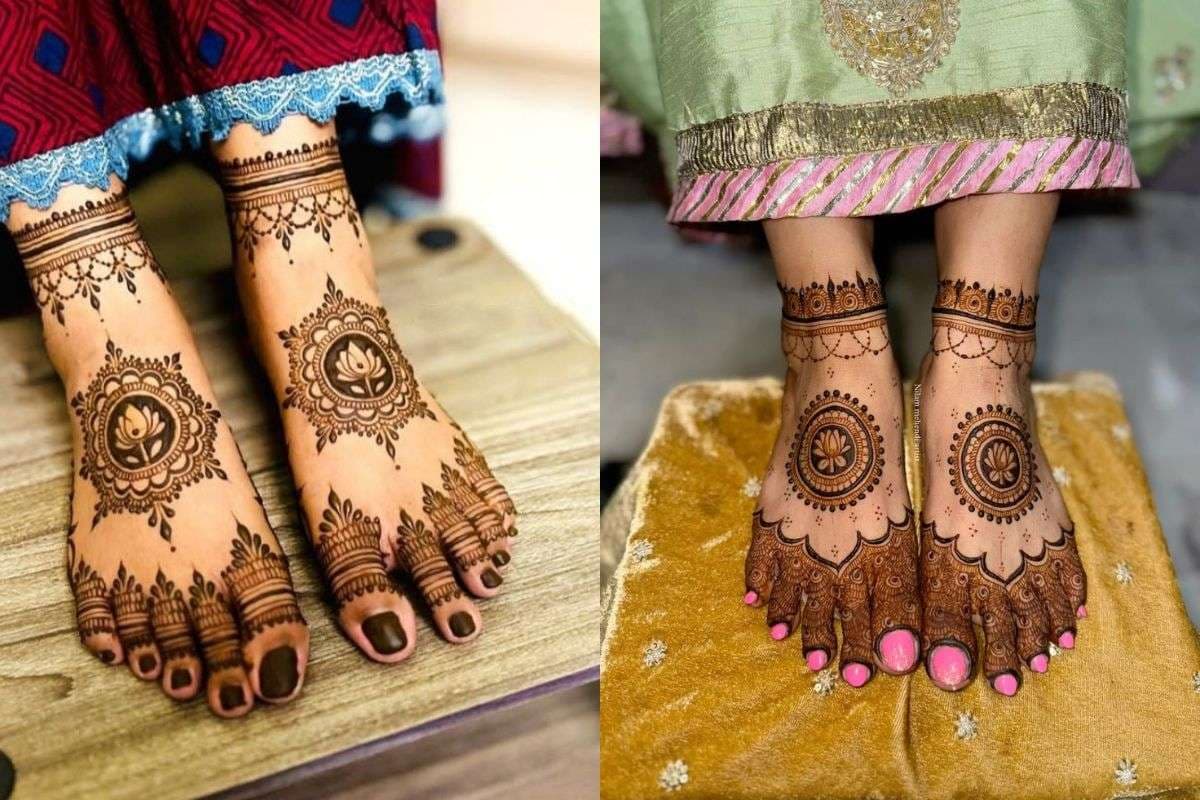 Traditional Bridal Feet Mehndi