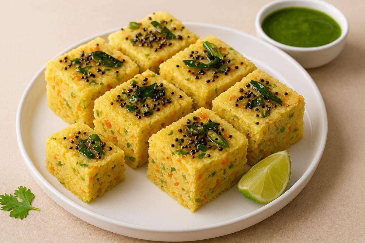Vegetable Suji Dhokla Recipe: घर पर बनाएं गुजराती स्टाइल वेजिटेबल सूजी ढोकला, बिना ज्यादा तेल के भी बनेगा सॉफ्ट और स्पंजी