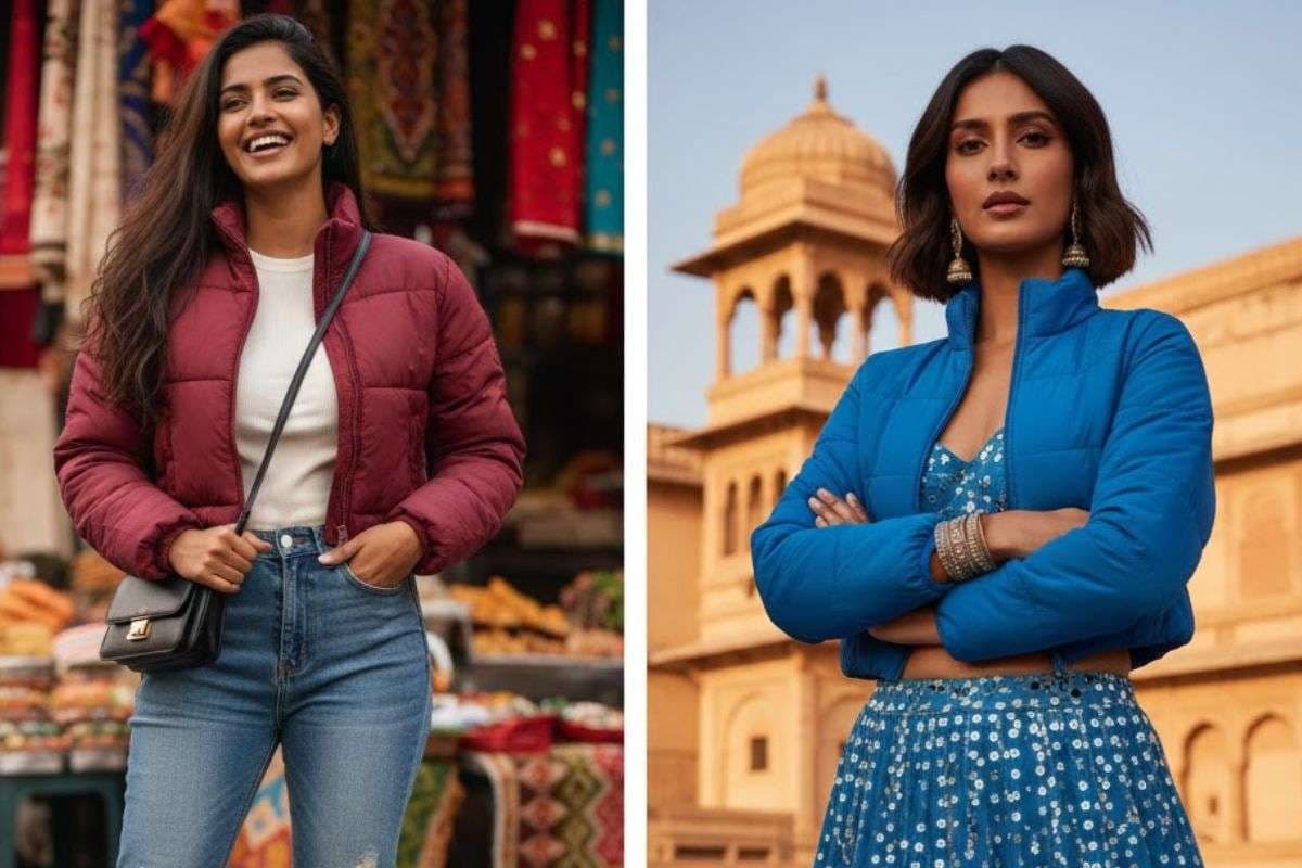 Winter Special Crop Puffer Jacket