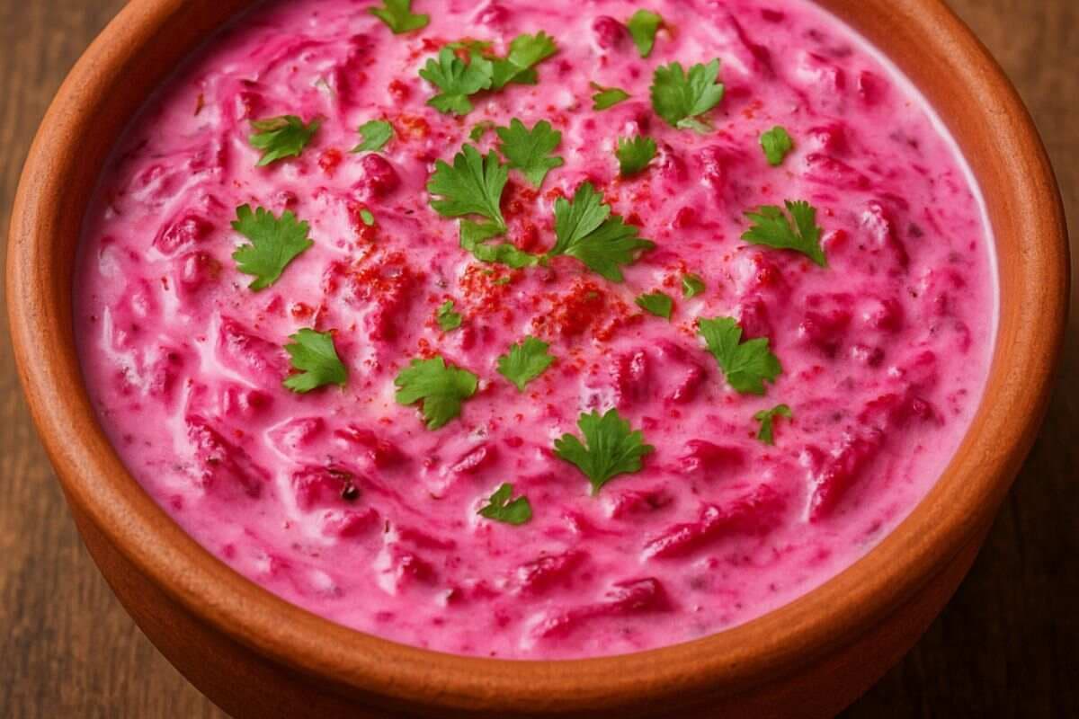beetroot raita