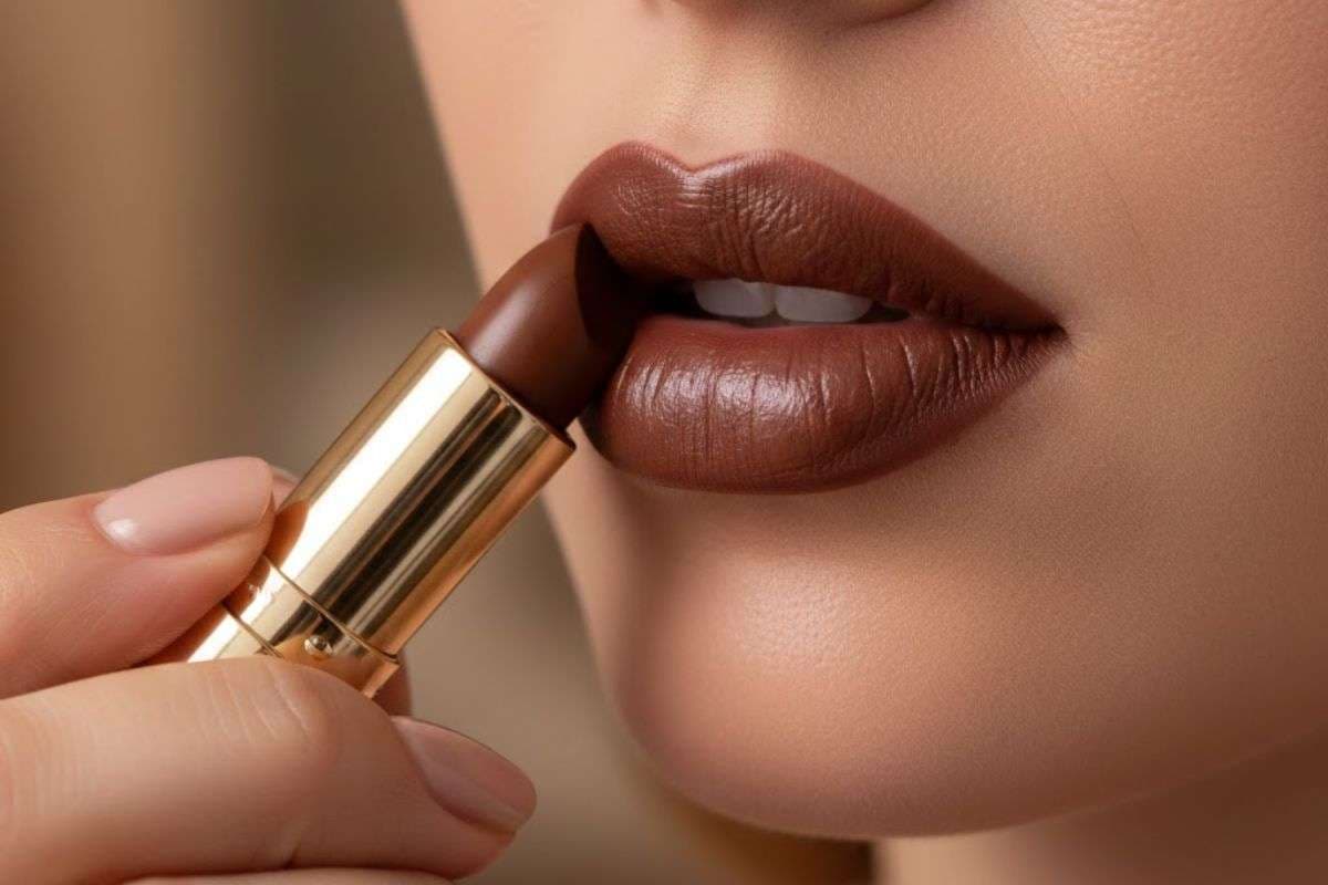 chocolate brown lipstick shade
