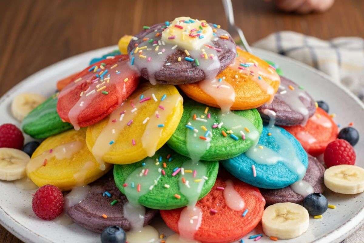 color full mini pancacke