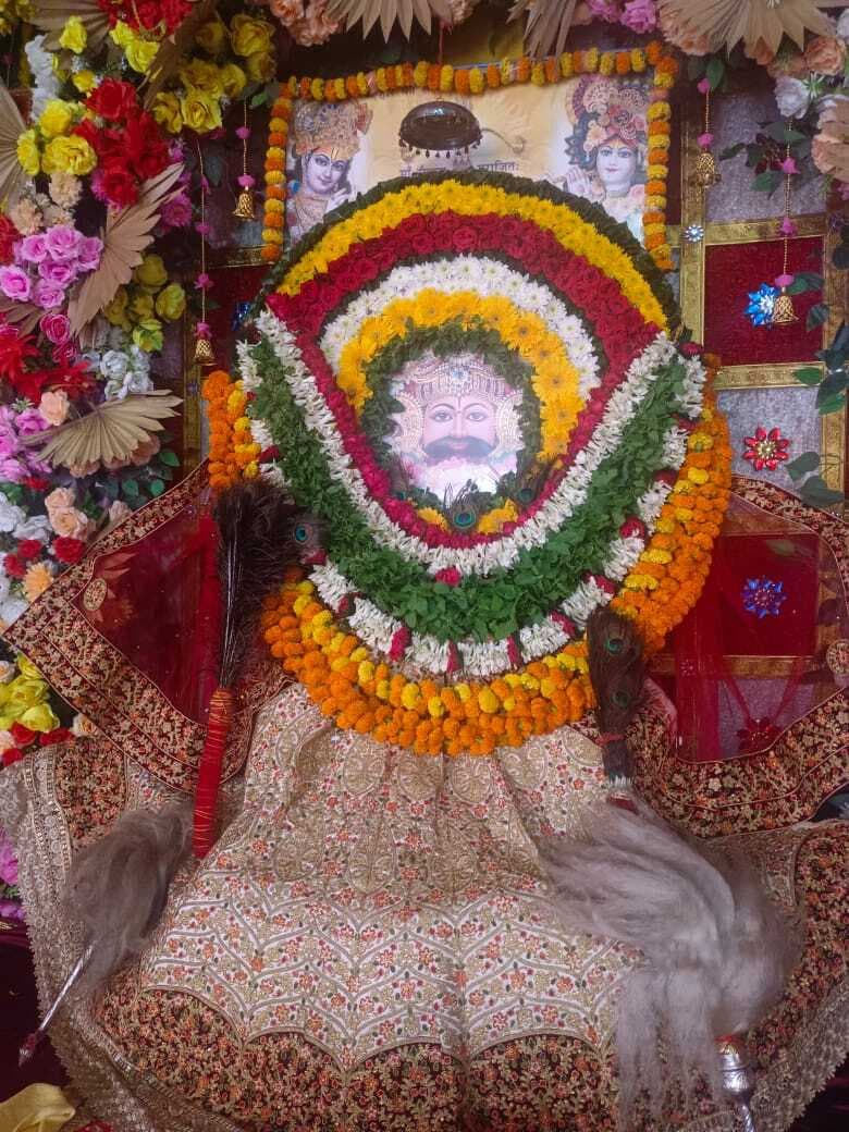 श्री श्याम प्रभु खाटूवाले का जन्मोत्सव पर आयोजित भजन संध्या में देर रात तक झूमे श्रद्धालु