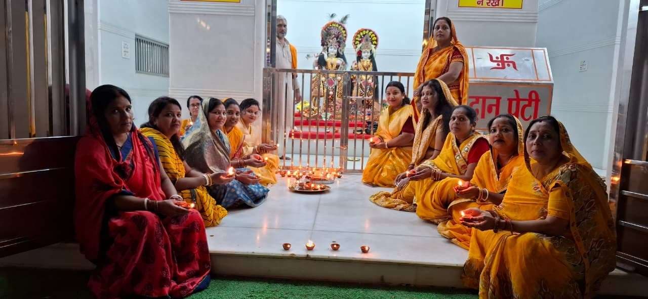 श्रीविष्णु मंदिर में देव दीपावली पर उमड़ा सैलाब