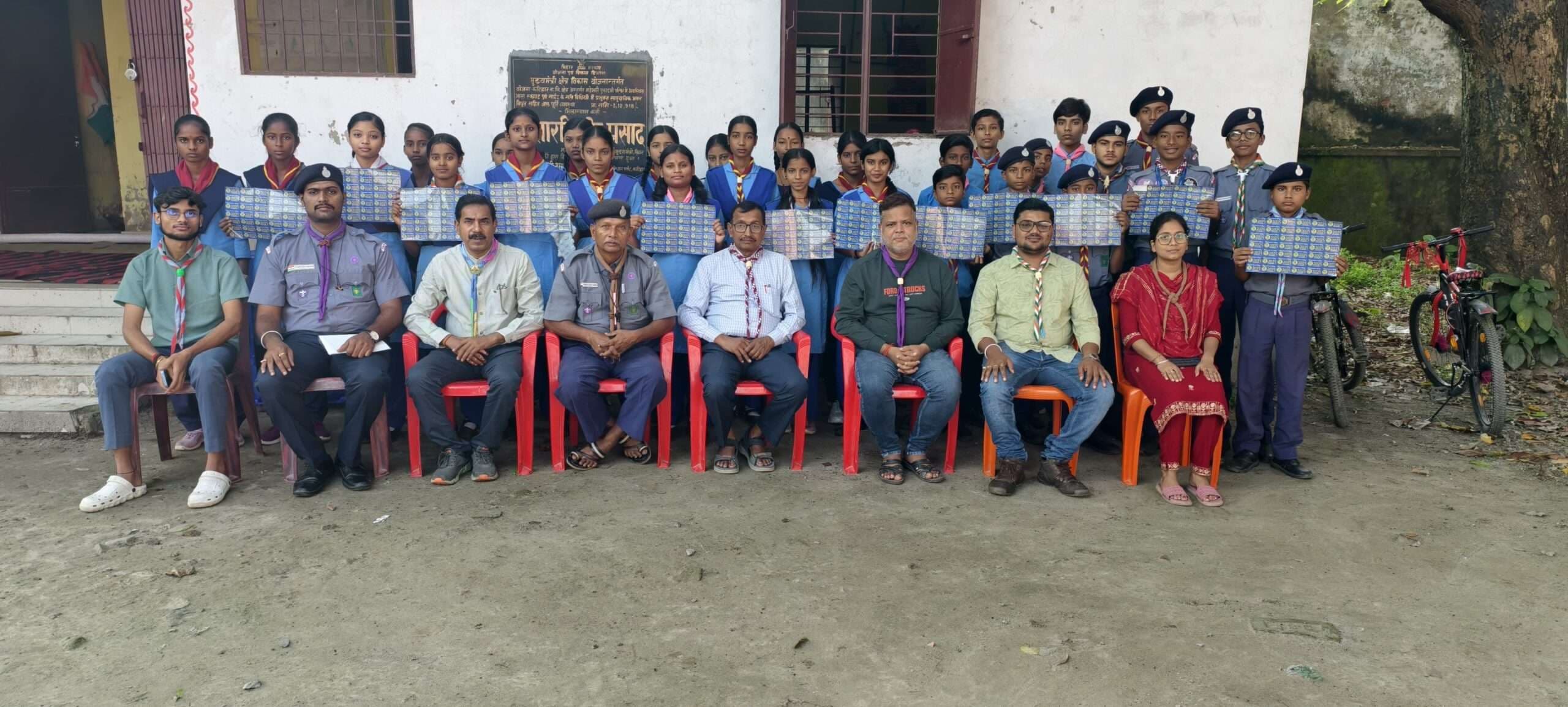 स्काउट गाइड के स्थापना दिवस पर सर्वधर्म प्रार्थना आयोजित