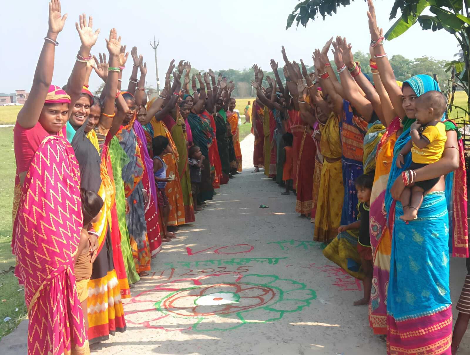 मतदान के प्रति जागरूकता फैलाने में जीविका दीदियों ने निभायी अहम भूूमिका