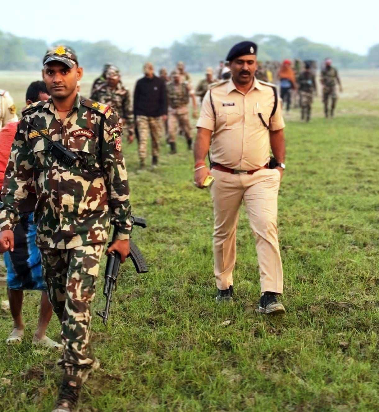 Bhagalpur news विधानसभा चुनाव को लेकर सुलतानगंज पुलिस अलर्ट