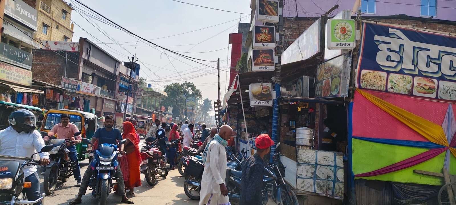 उदाकिशुनगंज बाजार को जाम से मुक्त कराना प्रशासन के लिए चुनौती