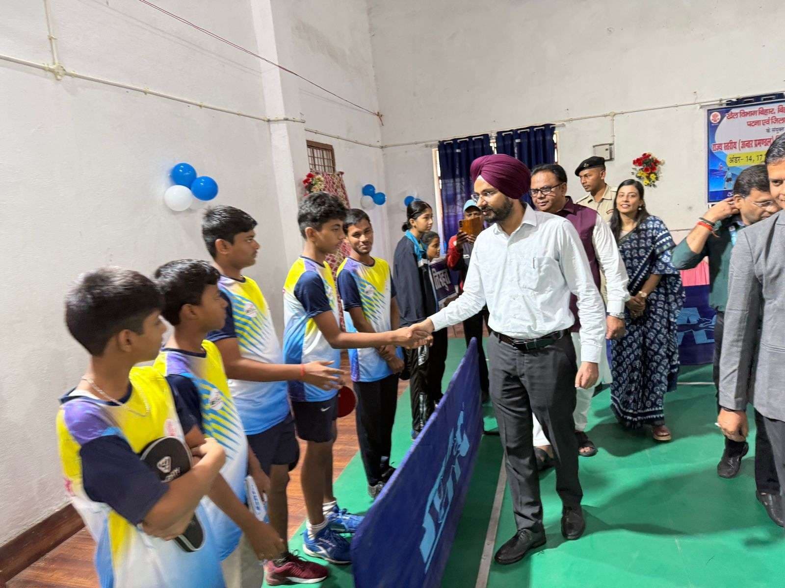 राज्य स्तरीय विद्यालय अंतर प्रमंडल टेबल टेनिस प्रतियोगिता 2025 का हुआ शुभारंभ