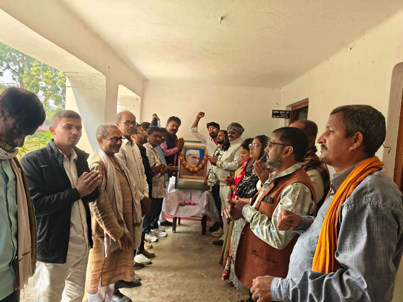 कांग्रेस कार्यालय में मनायी गयी चाचा नेहरू की जयंती