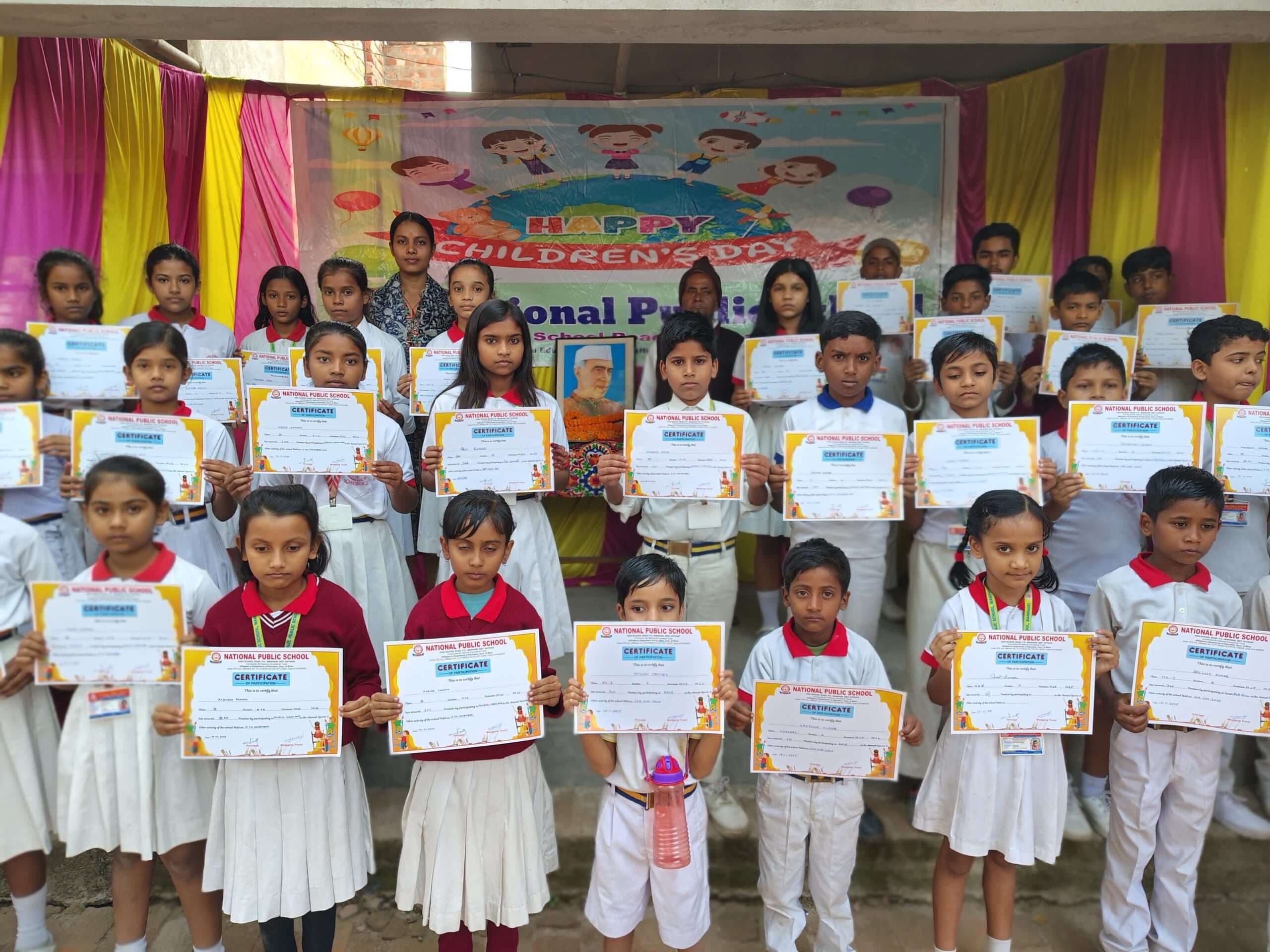 नेशनल पब्लिक स्कूल में बाल दिवस पर समारोह का आयोजन