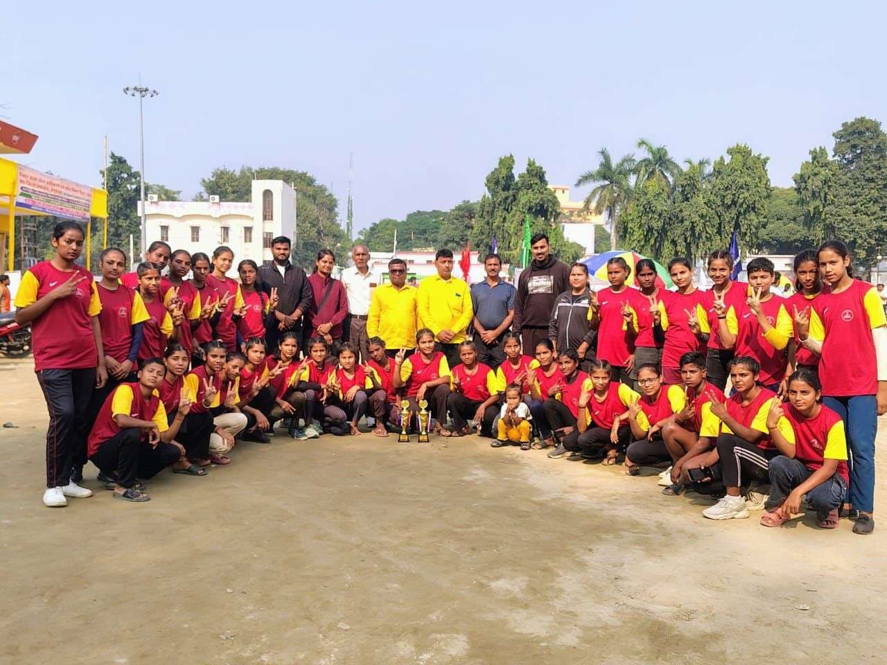 राज्य स्तरीय कबड्डी में कोसी प्रमंडल के अंडर- 17 व 19 बालिका टीम ने जीता कांस्य पदक