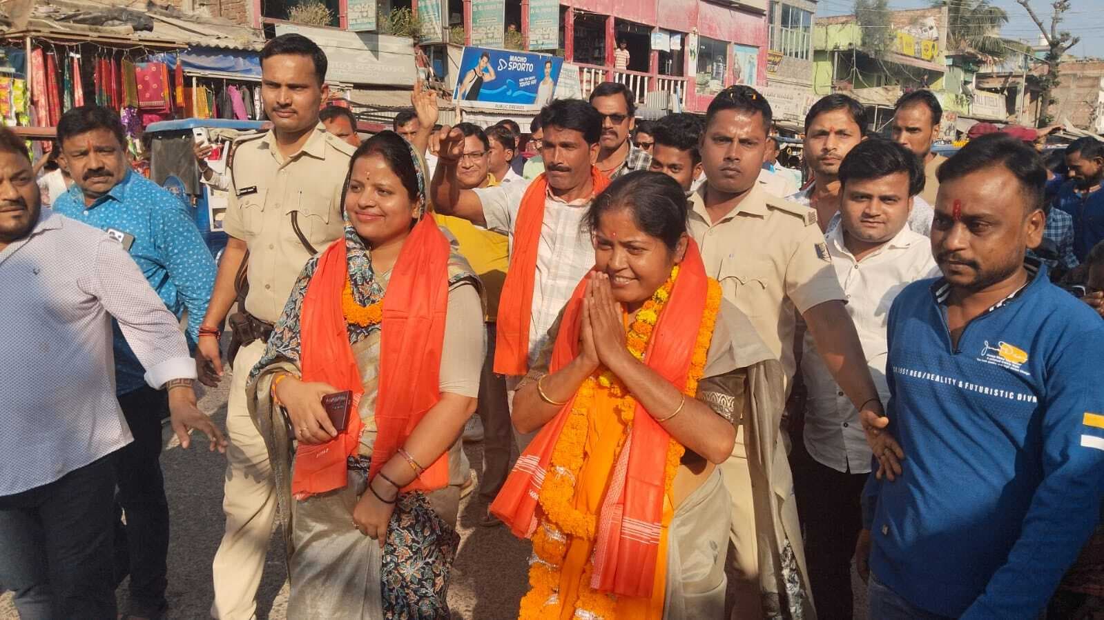 विधायक का स्वागत, भाजपा कार्यकर्ताओं में उत्साह