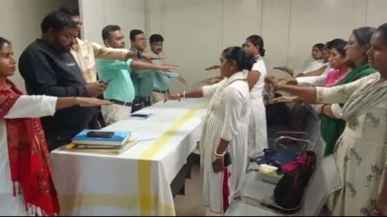 नशा मुक्त समाज के लिए गांव में चलाया जायेगा अभियान, ली शपथ