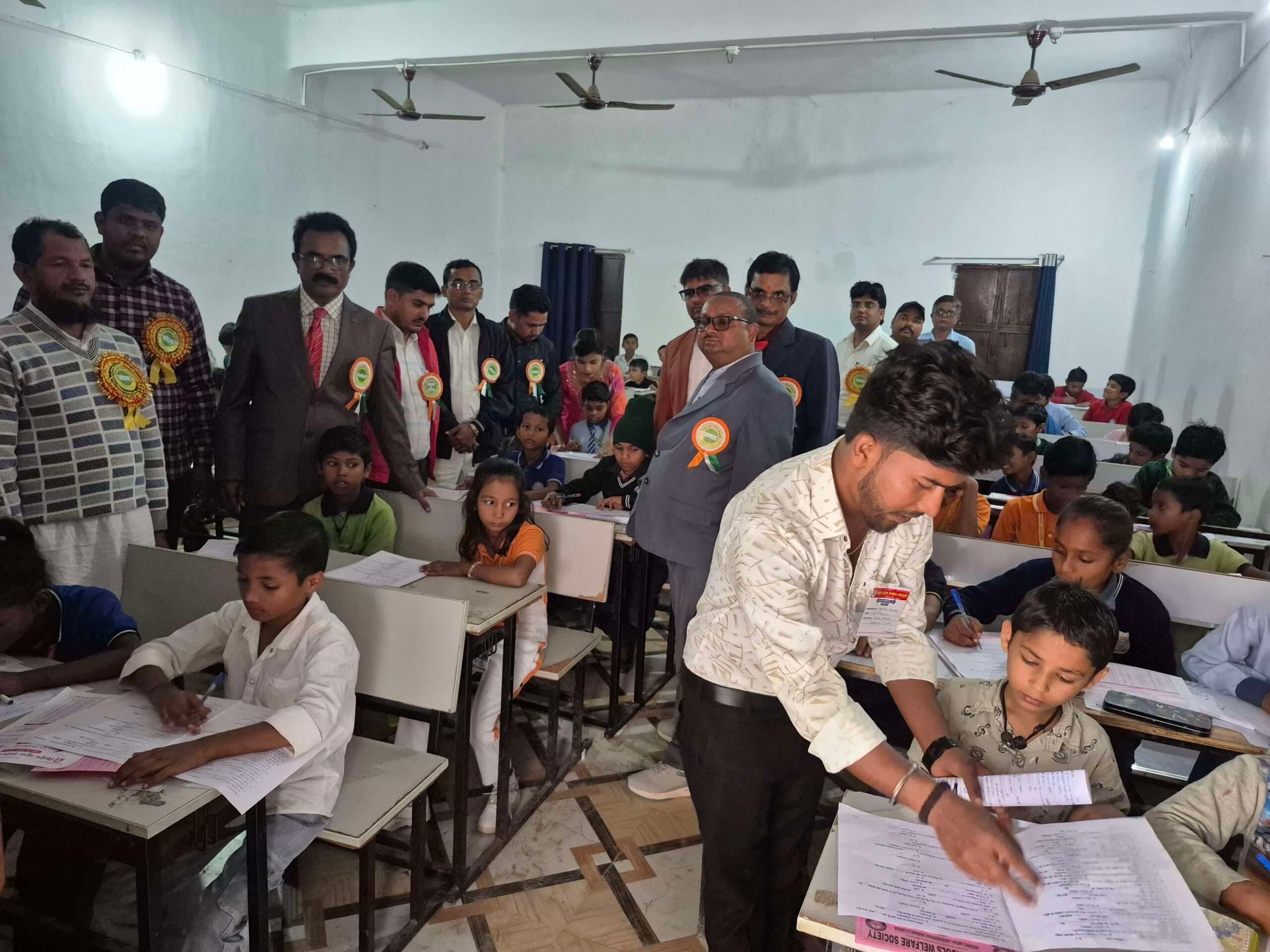 35 सौ बच्चों ने दो केंद्रों पर लिया परीक्षा में भाग