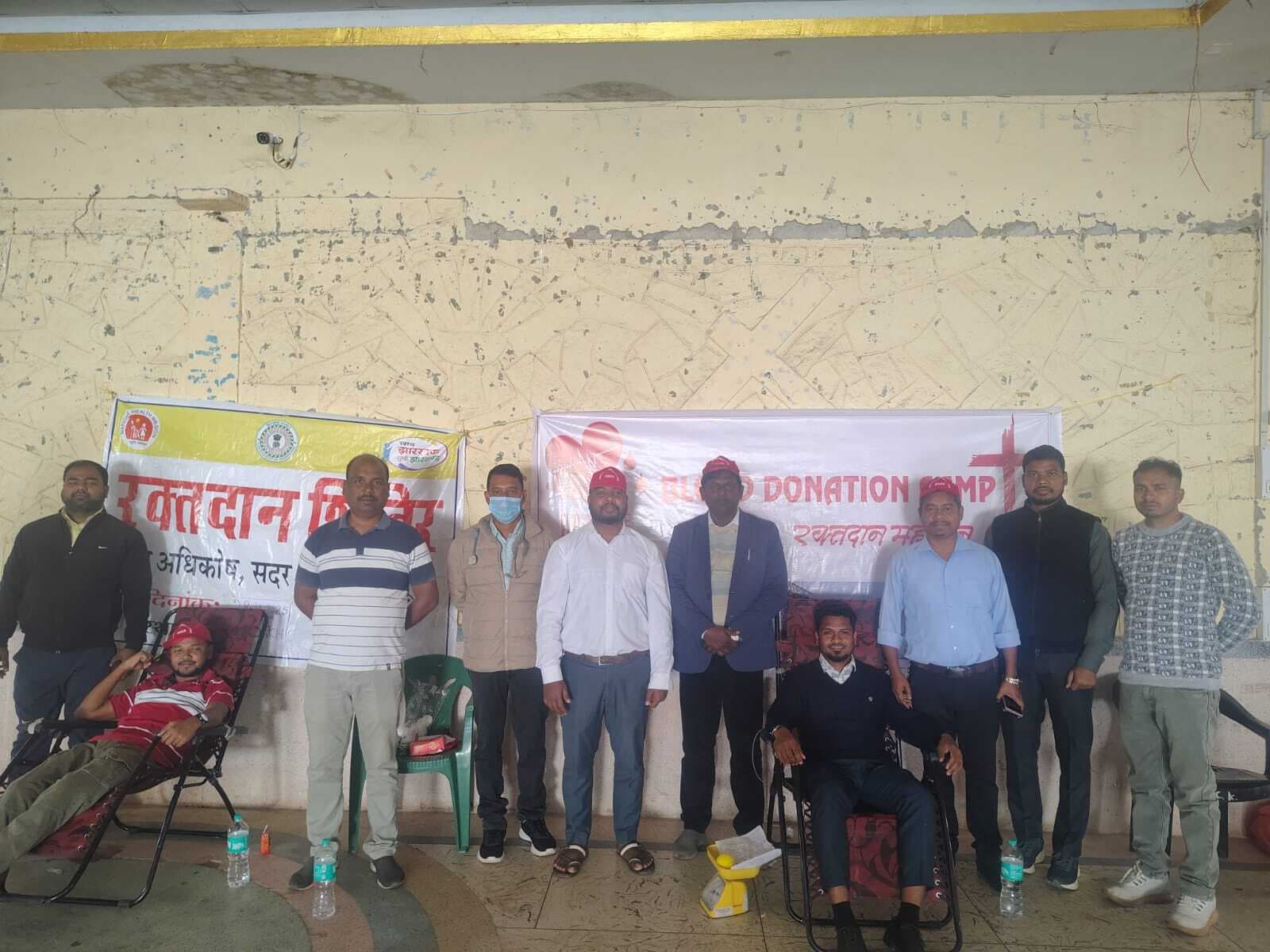 आरसी चर्च में रक्तदान शिविर