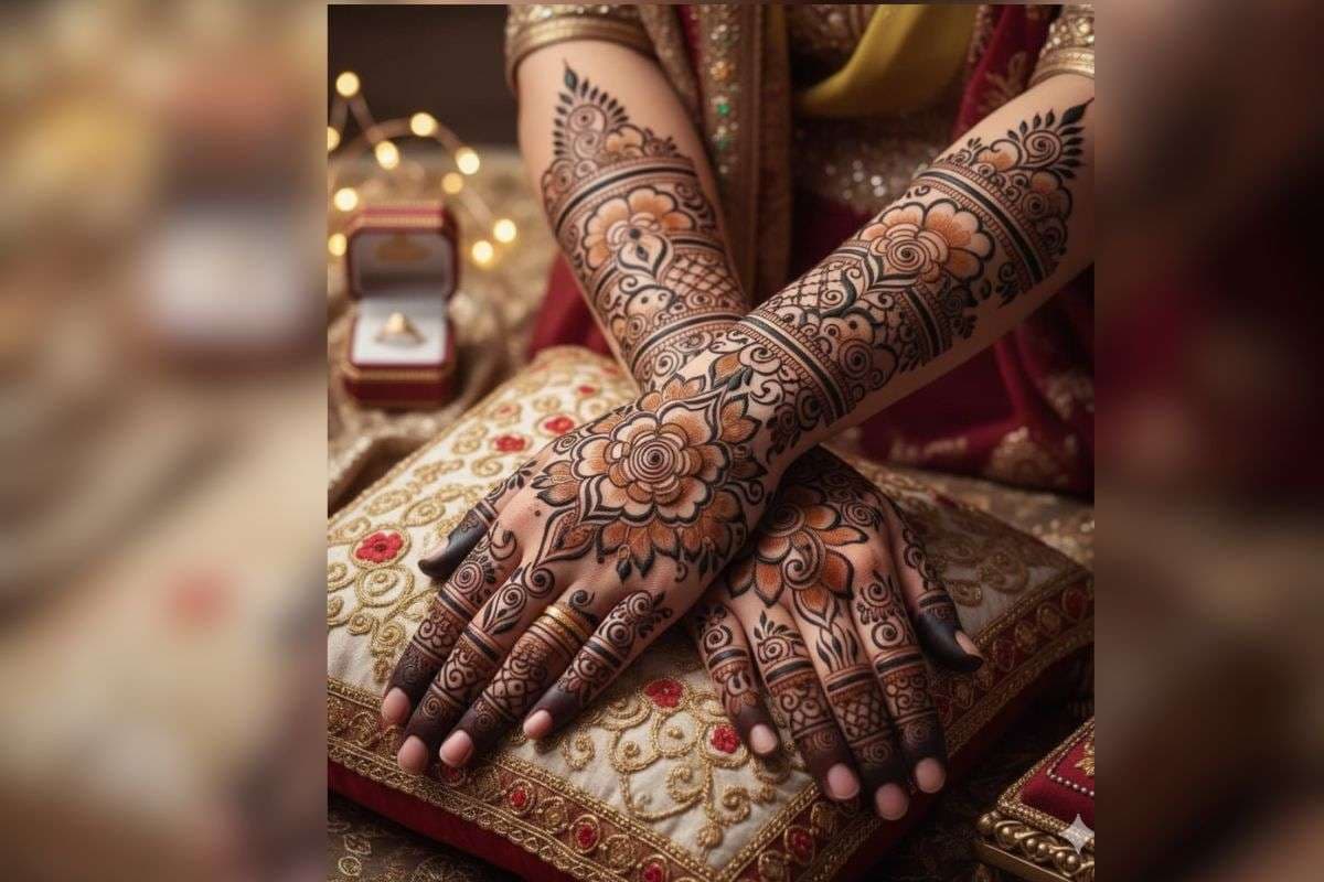 full hand mehndi