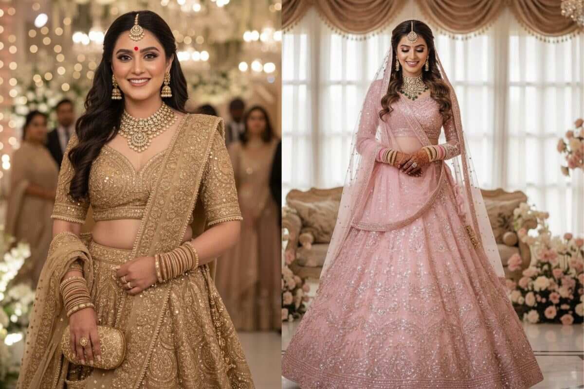 lehenga for reception look