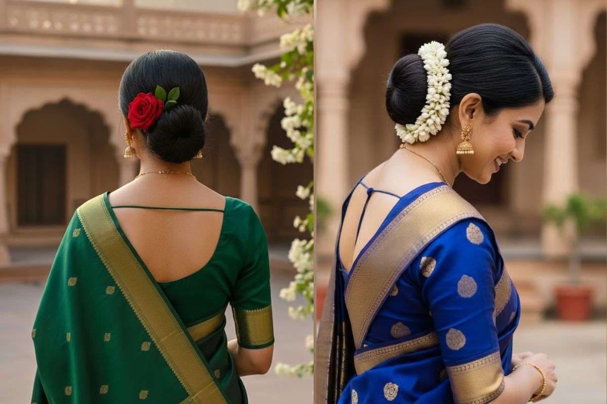 simple bun hairstyle