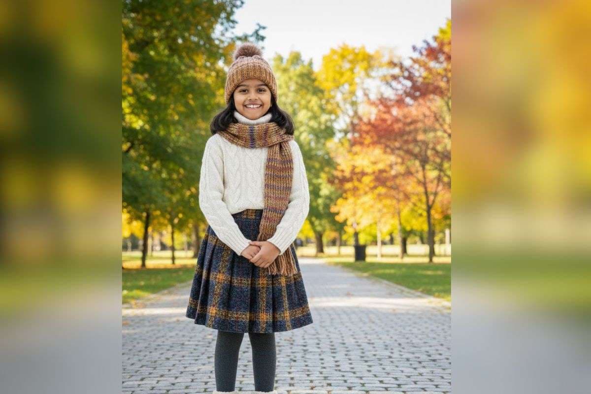 sweater and skirt combination