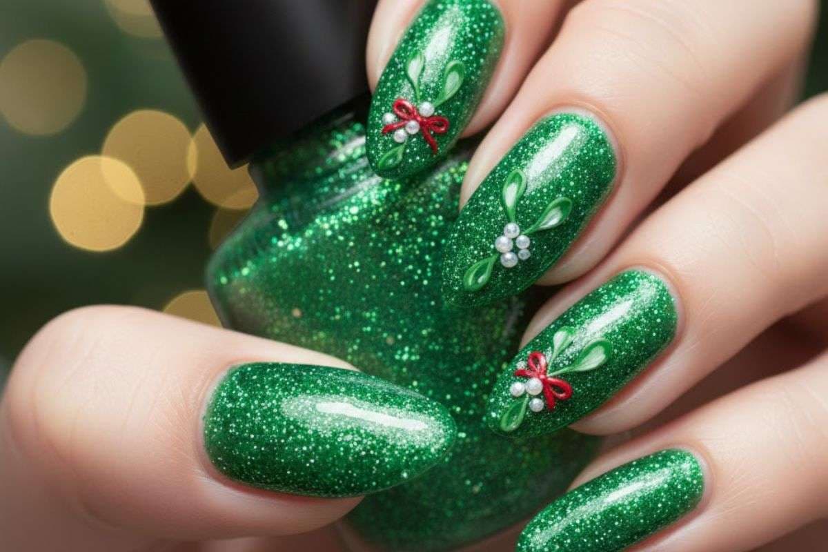 Christmaas Tree Nail Art
