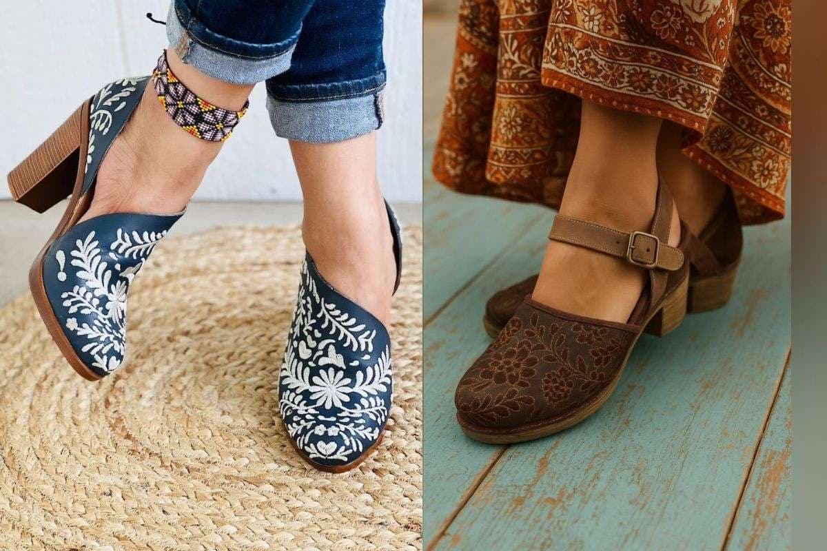 Clogs and boho style shoes (Image Source: pinterest)