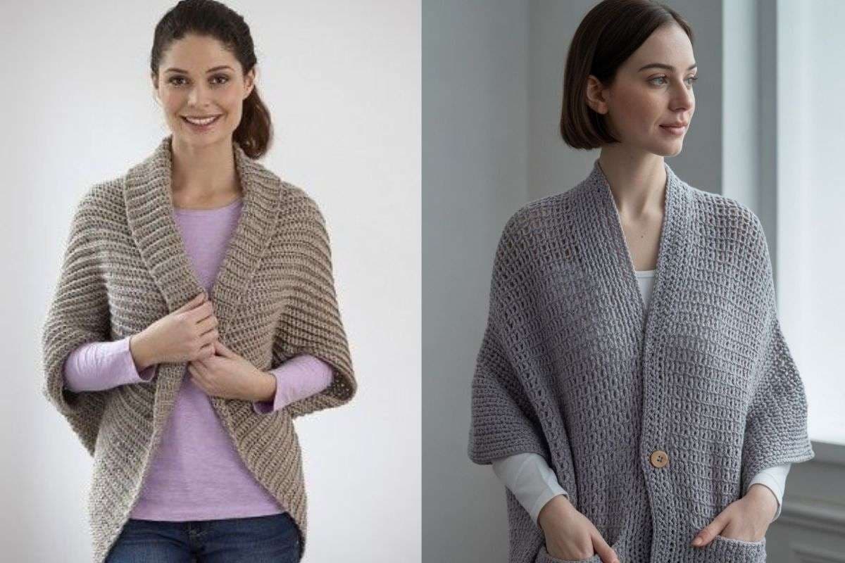 Crochet Wool Shrug(Image Source: Pinterest)