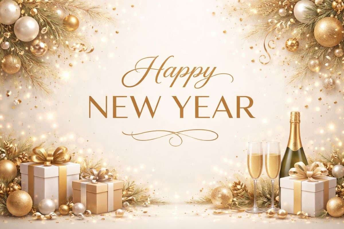 Happy New Year 2026 Wishes: नये साल पर शब्दों में पिरोए जज्बात, इन खास संदेशों के साथ अपनों को दें न्यू ईयर की बधाई