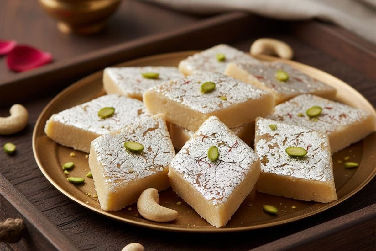 Kaju Katli for Christmas