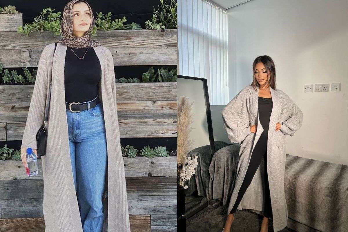 Long Waterfall Shrug for women (Image Source: Pinterest)