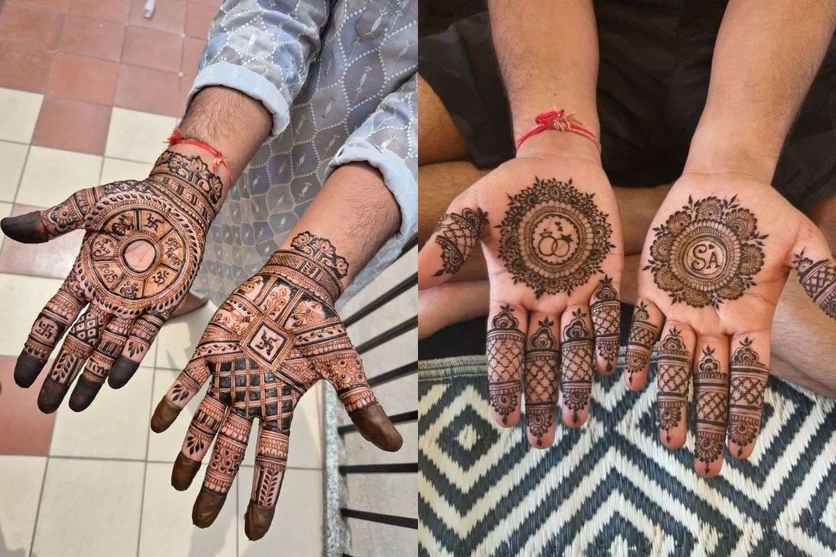 Mandala Style Groom Mehndi (Image Source: Pinterest)