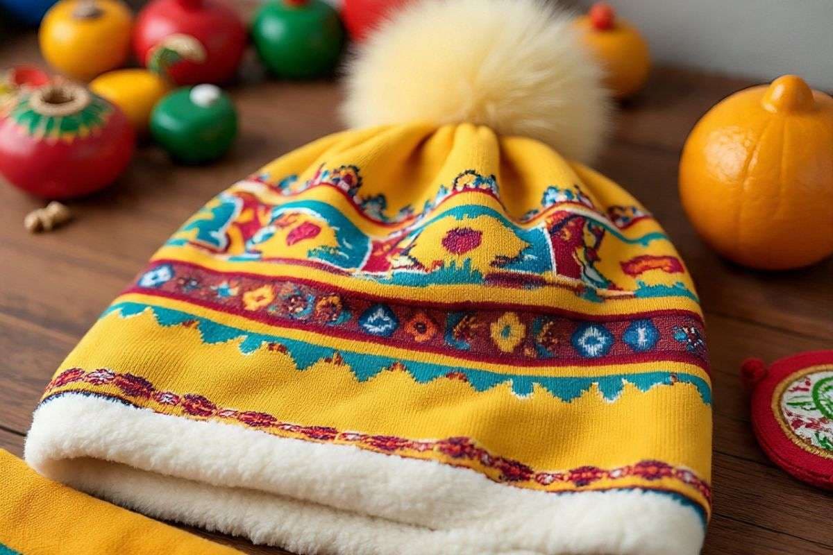 Merino Wool Winter Cap for kids