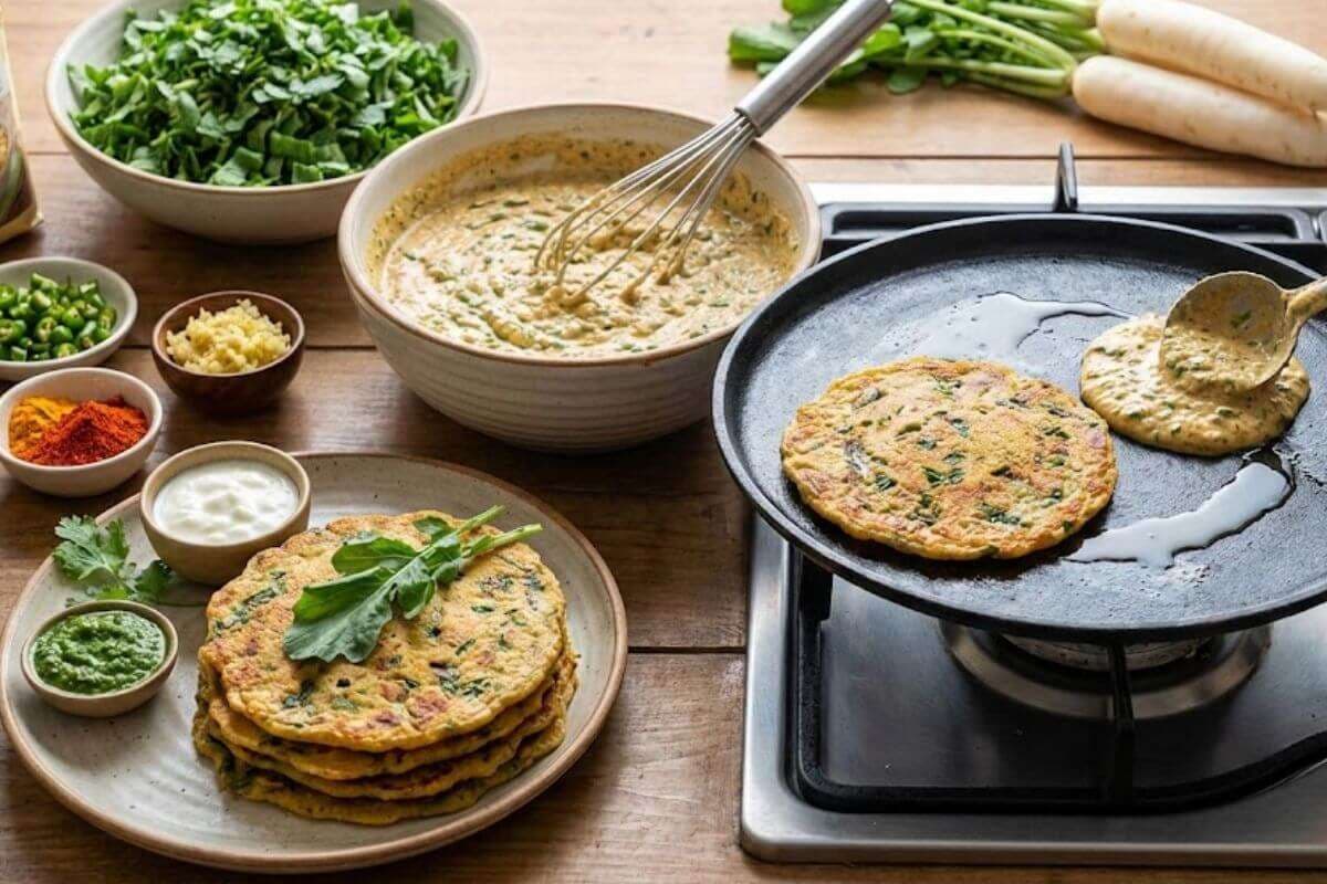 Mooli Patta Chilla: मूली के पत्तों से बनाएं स्वादिष्ट चीला, जानिए आसान रेसिपी