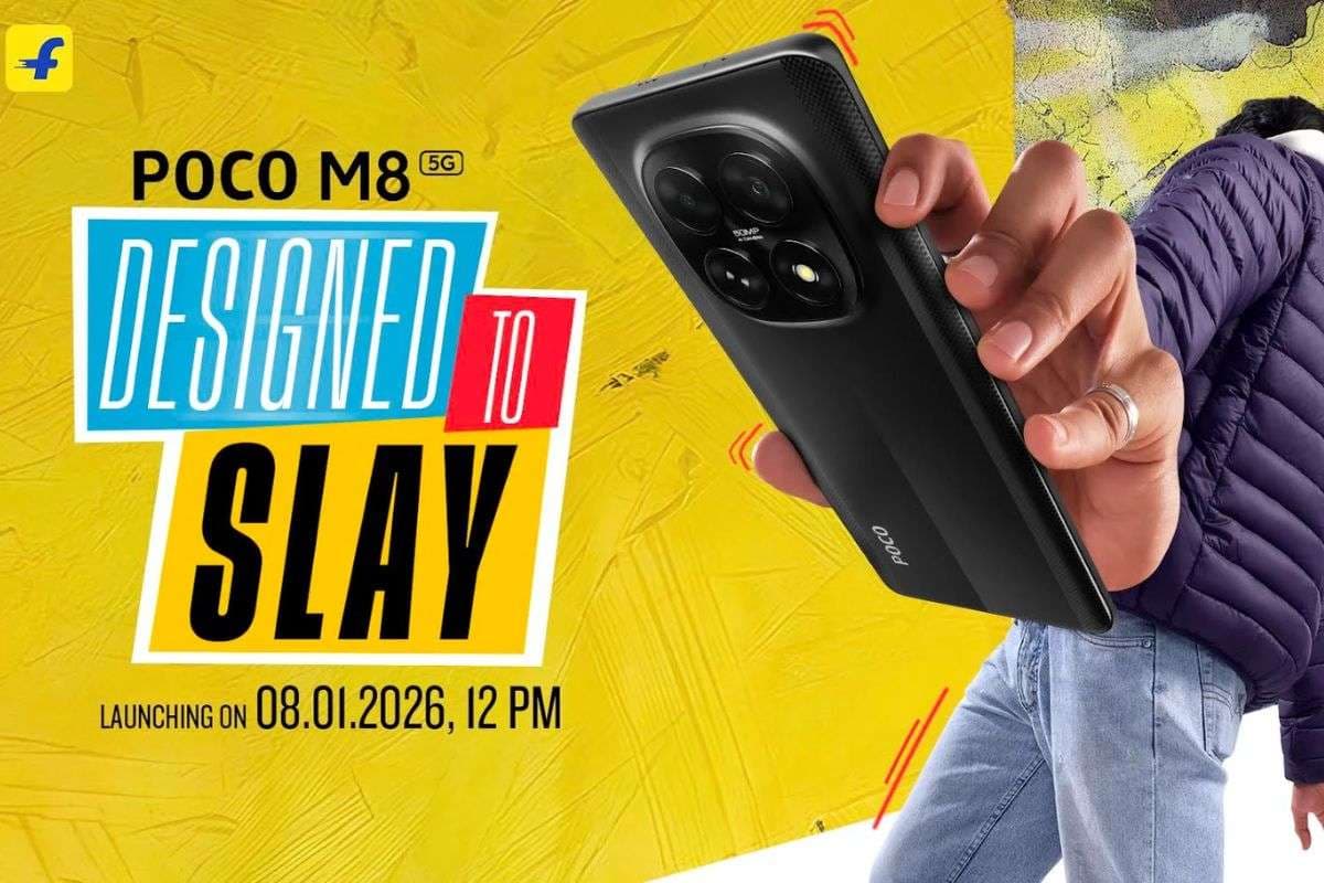 Poco M8 5G के लॉन्च डेट से उठा पर्दा, स्लिम डिजाइन के साथ नये साल की शुरुआत में देगा दस्तक