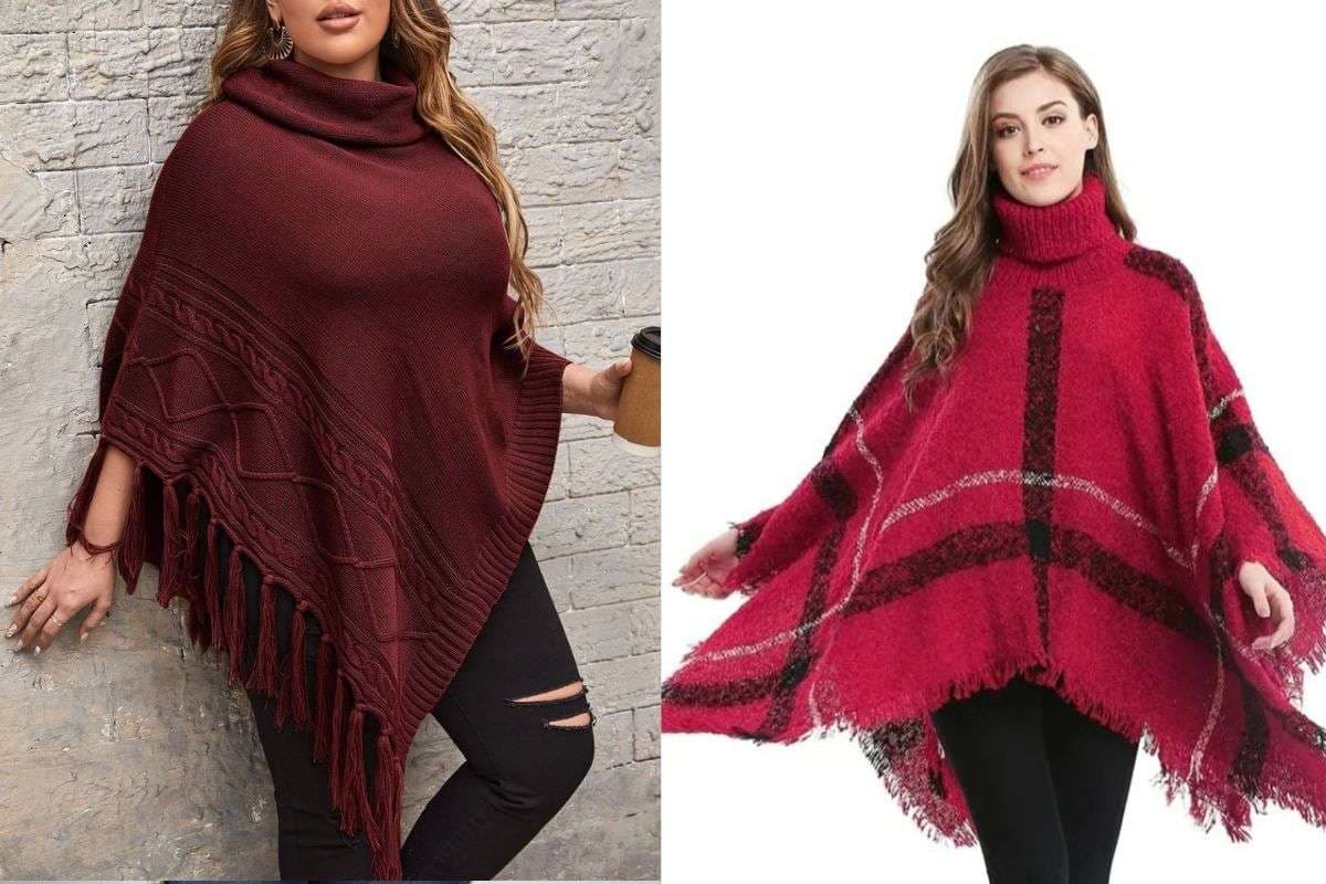 Poncho Style Shrug for women (Image Source: Pinterest)