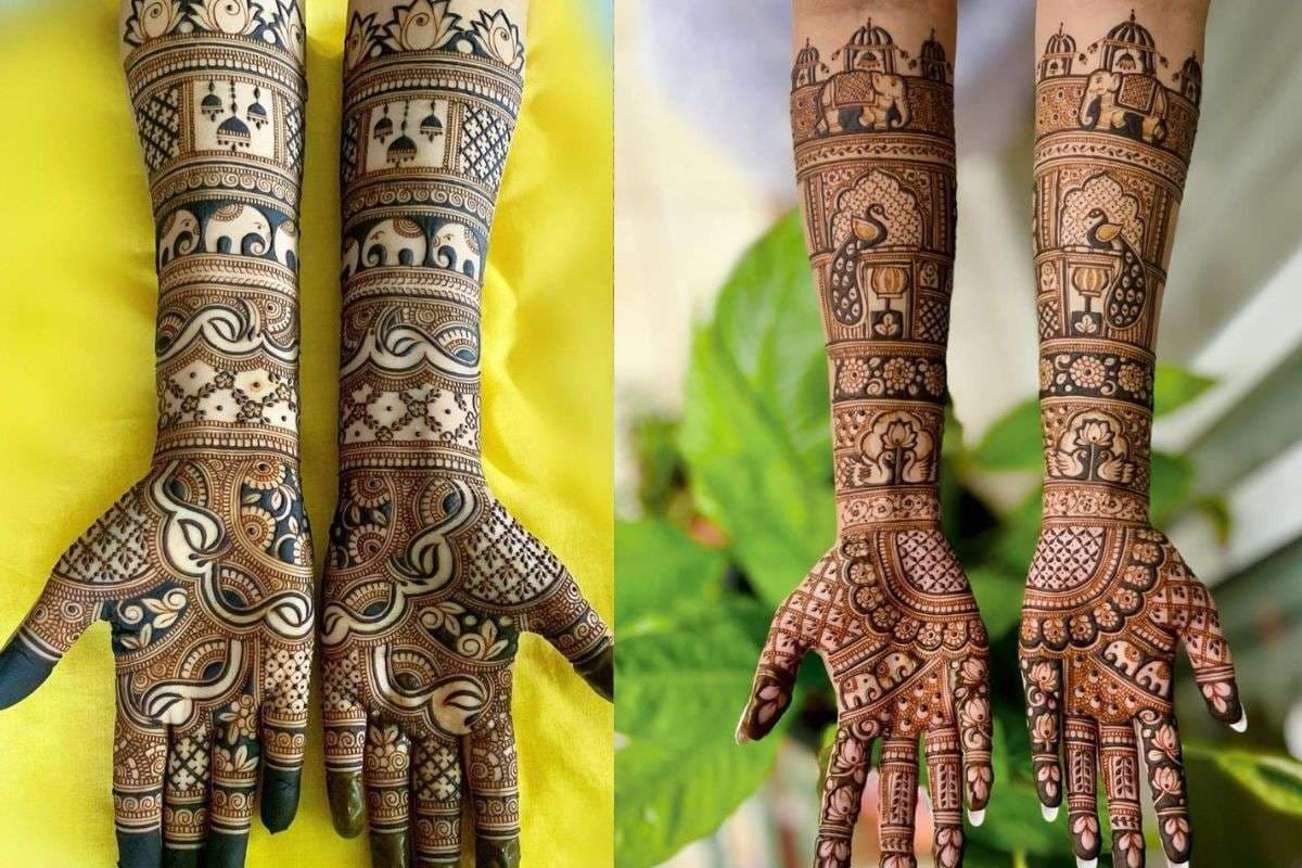 Rajasthani Bridal Mehndi Design