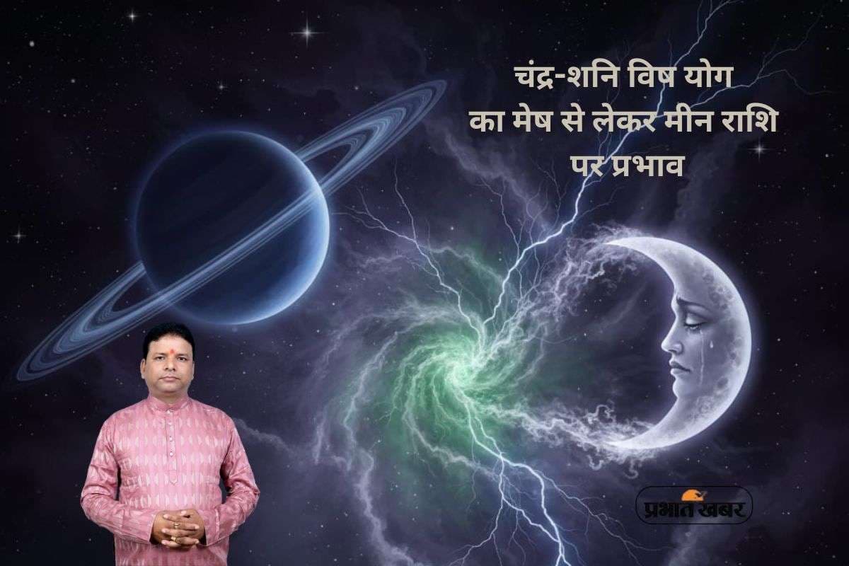 Shani Chandra Vish Yog: चंद्र-शनि विष योग और ग्रहों की युति का असर, जानें आज 27 दिसंबर को इससे मेष से मीन राशि का हाल