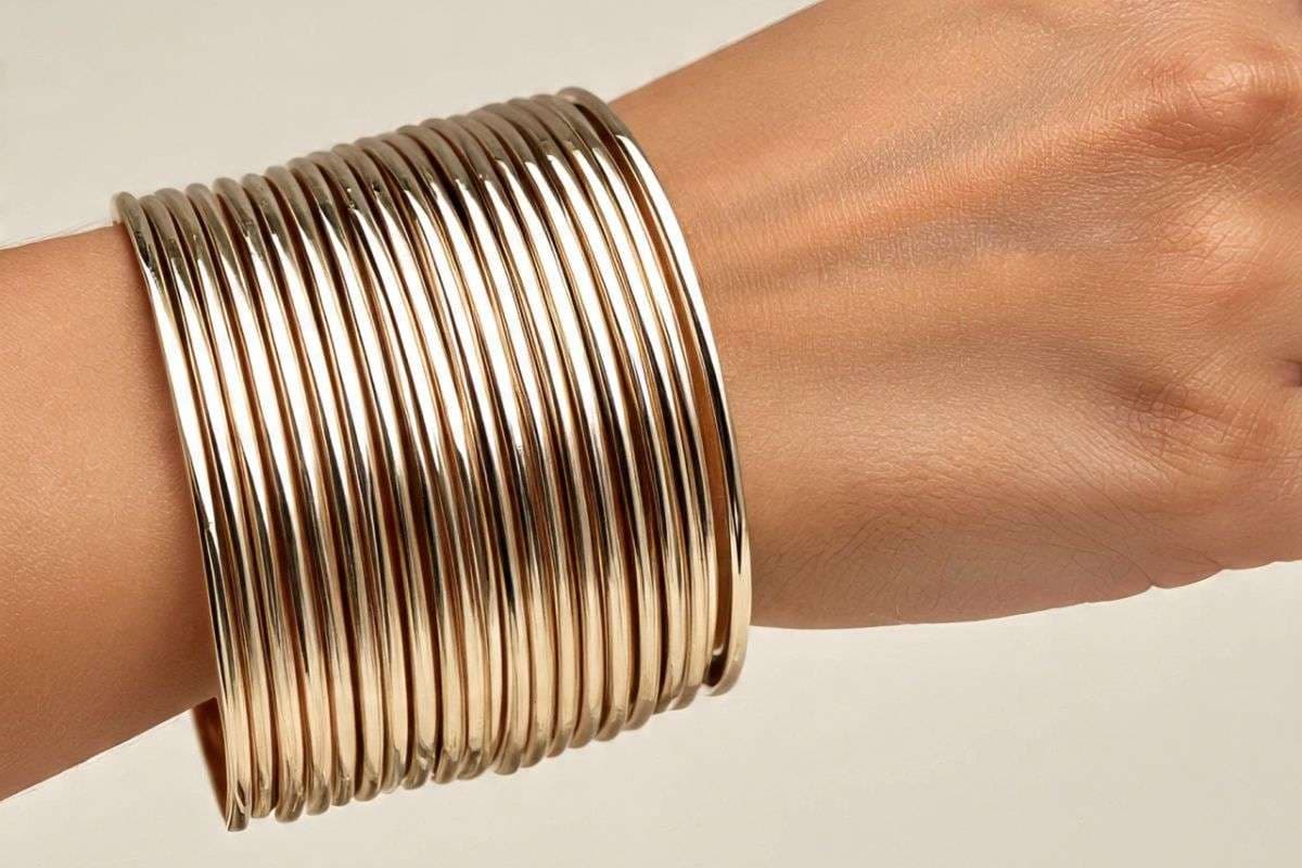 Shiny Metal Bangle