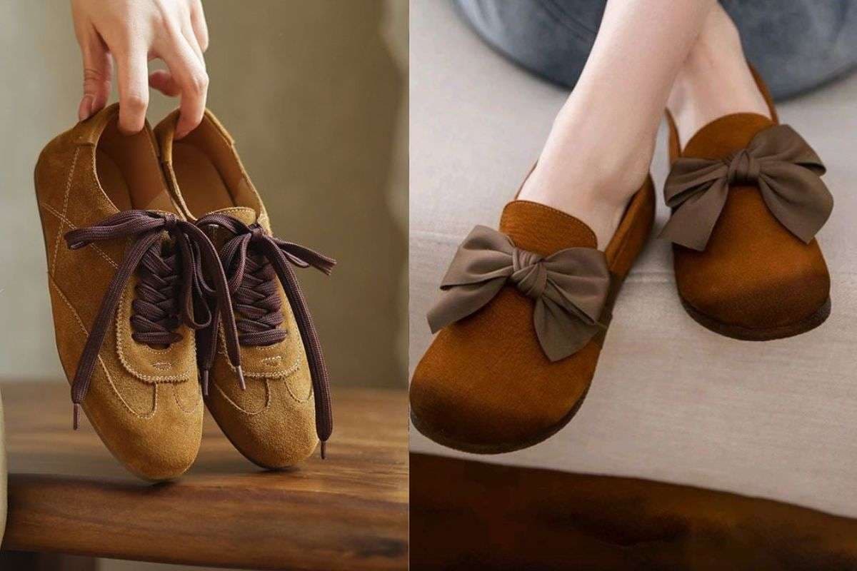 Shoes made of suede and soft materials (Image Source: Pinterest)