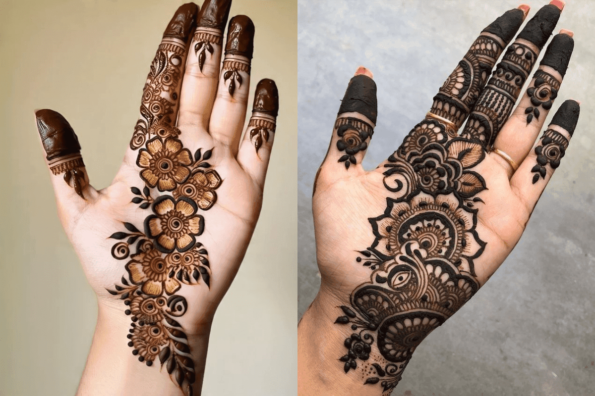 Simple Bel Mehndi Design
