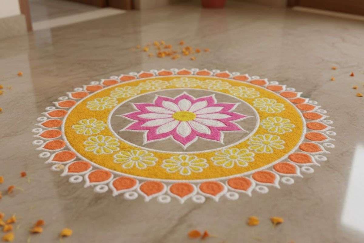 Simple Rangoli Design