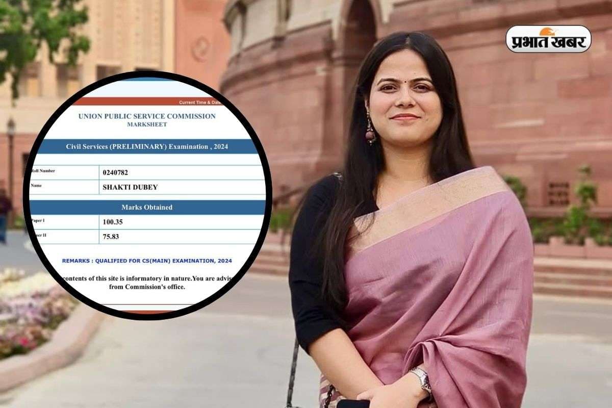 IAS शक्ति दुबे की UPSC मार्कशीट देखी क्या? टॉपर को इंटरव्यू में मिले 200 मार्क्स